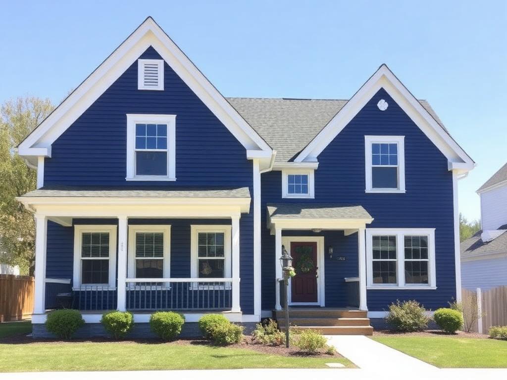Freshly repainted home exterior in Weymouth, MA by TB Services Painting